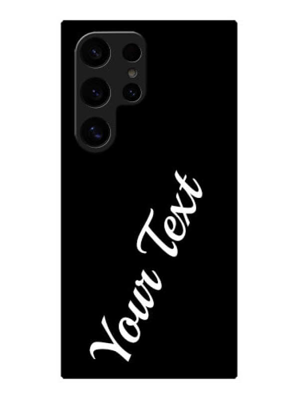 Custom Samsung Galaxy S24 Ultra 5G Custom Glass Phone Case - With Your Name Design