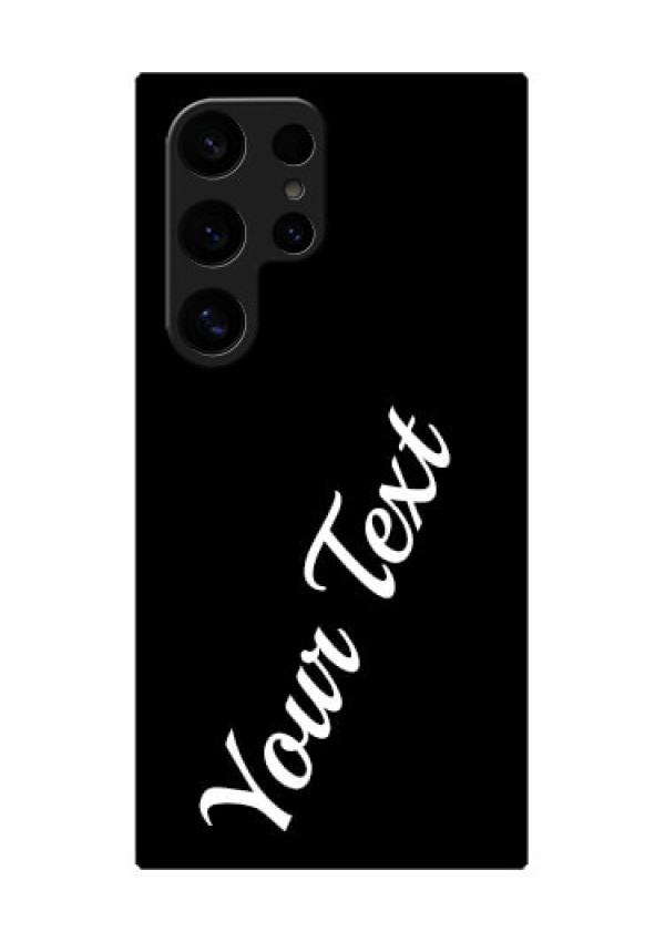 Samsung Galaxy S24 Ultra 5G Custom Glass Phone Case - With Your Name Design