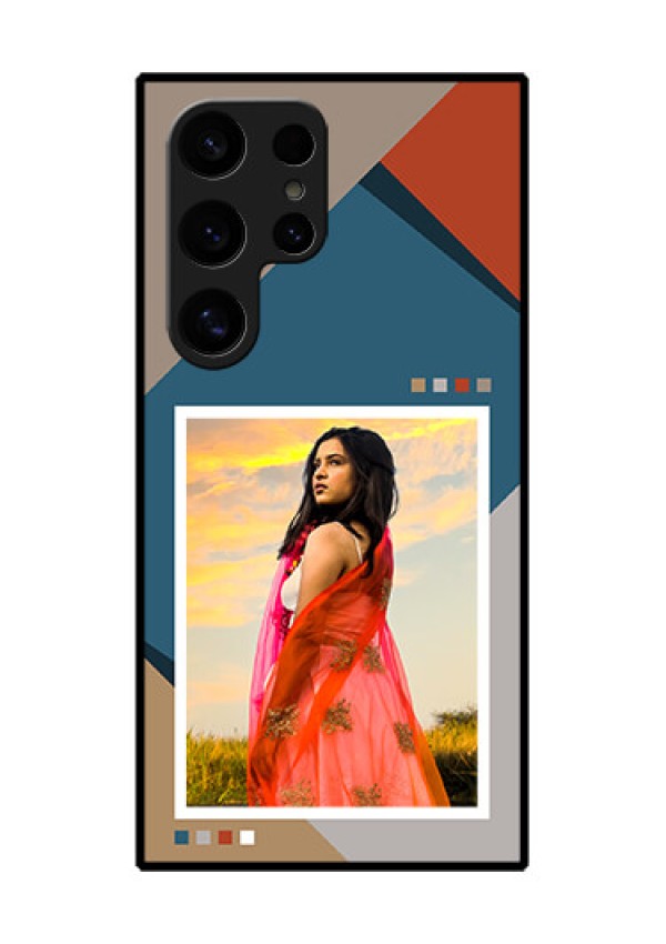 Samsung Galaxy S24 Ultra 5G Custom Glass Phone Case - Retro Color Pallet Design