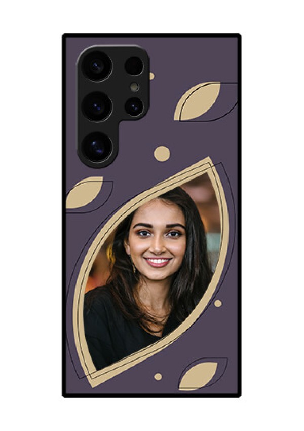 Samsung Galaxy S24 Ultra 5G Custom Glass Phone Case - Falling Leaf Design