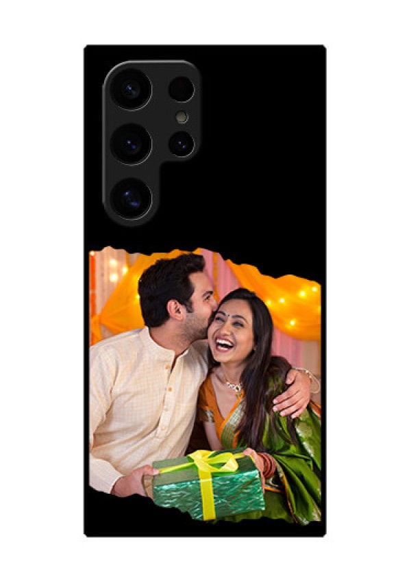 Samsung Galaxy S24 Ultra 5G Custom Glass Phone Case - Tear - Off Design