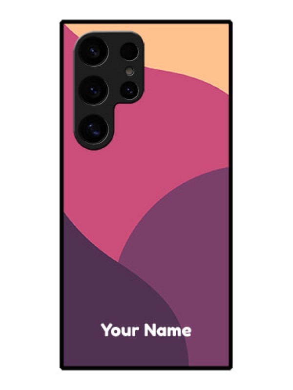 Custom Samsung Galaxy S24 Ultra 5G Custom Glass Phone Case - Mixed Multi - Colour Abstract Art Design