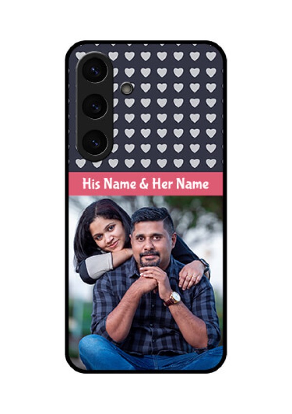 Galaxy S25 5G Custom Glass Phone CaseLove Symbols Design