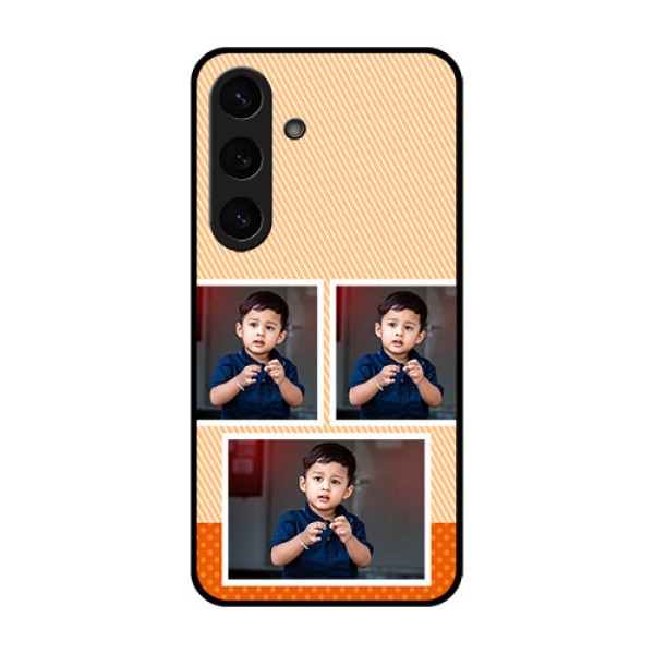 Galaxy S25 5G Custom Glass Phone CaseBulk Photos Upload Design Galaxy S25 5G Custom Glass Phone CaseBulk Photos Upload Design