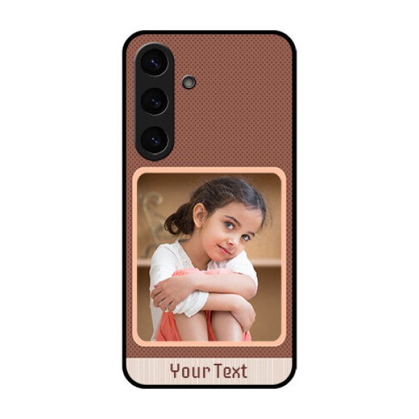 Galaxy S25 5G Custom Glass Phone CaseSimple Pic Upload Design Galaxy S25 5G Custom Glass Phone CaseSimple Pic Upload Design