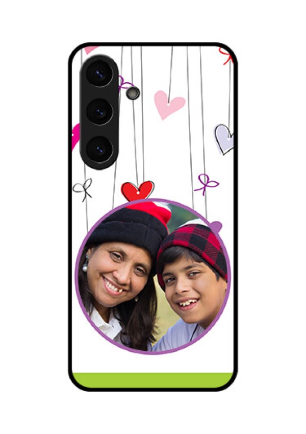 Galaxy S25 5G Custom Glass Phone CaseCute Kids Phone Case Design