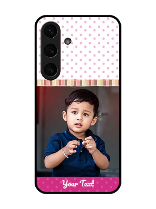 Custom Galaxy S25 5G Custom Glass Phone CaseCute Girls Cover Design