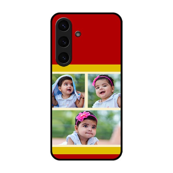 Galaxy S25 5G Custom Glass Phone CaseMultiple Pic Upload Design Galaxy S25 5G Custom Glass Phone CaseMultiple Pic Upload Design