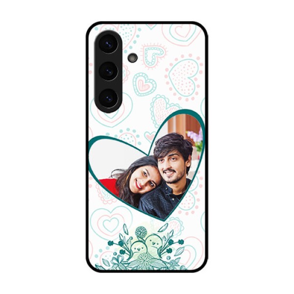 Galaxy S25 5G Custom Glass Phone CasePremium Couple Design Galaxy S25 5G Custom Glass Phone CasePremium Couple Design