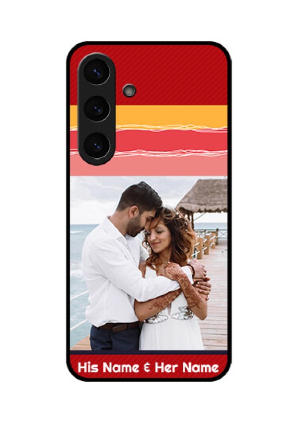 Galaxy S25 5G Custom Glass Phone CaseColorful Case Design