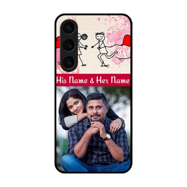 Galaxy S25 5G Custom Glass Phone CaseYou And Me Case Design Galaxy S25 5G Custom Glass Phone CaseYou And Me Case Design