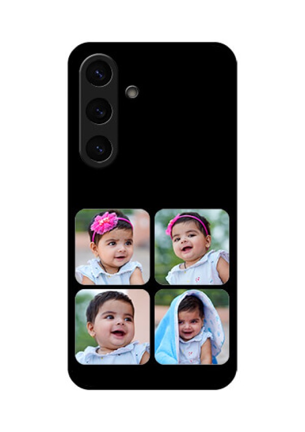 Galaxy S25 5G Custom Glass Phone CaseMultiple Pictures Design