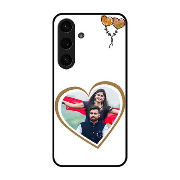 Galaxy S25 5G Custom Glass Phone CaseYou and Me Design