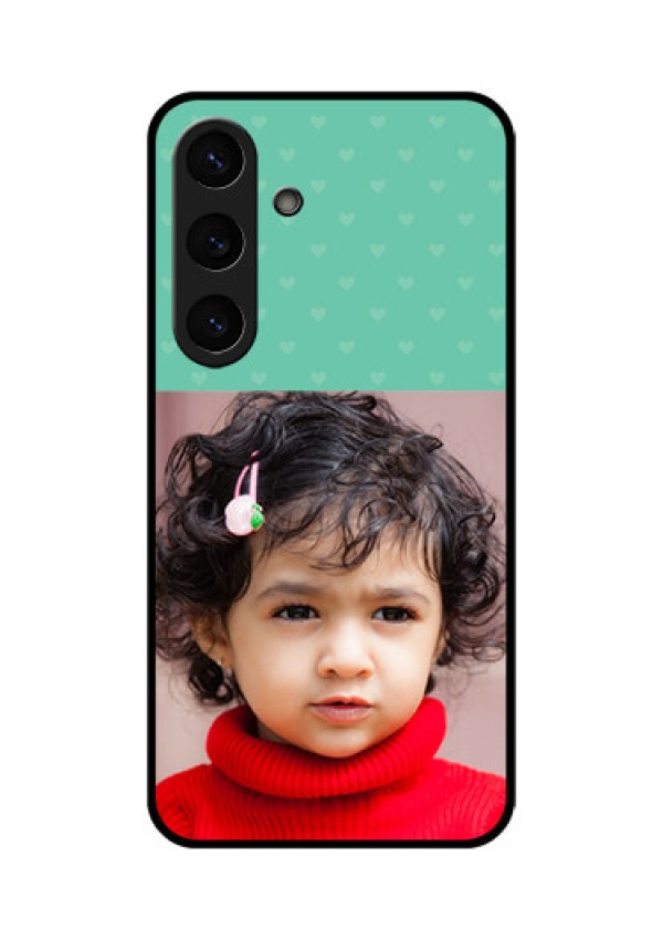 Galaxy S25 5G Custom Glass Phone CaseLovers Picture Design
