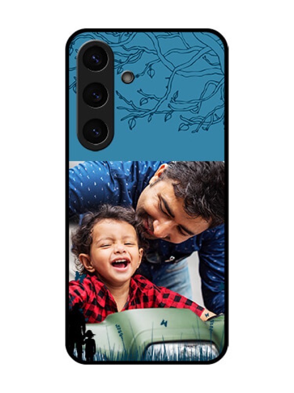 Custom Galaxy S25 5G Custom Glass Phone CaseBest Dad Design