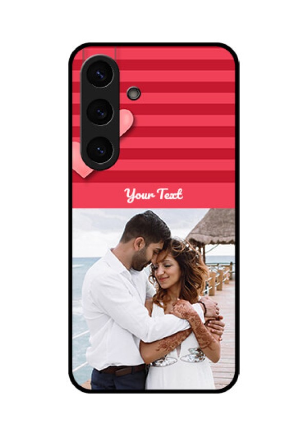 Galaxy S25 5G Custom Glass Phone CaseValentines Day Design