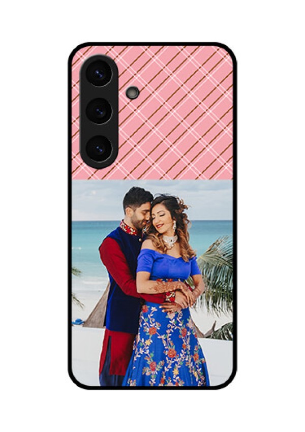 Galaxy S25 5G Custom Glass Phone CaseTogether Forever Design
