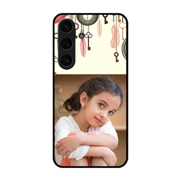 Galaxy S25 5G Custom Glass Phone CaseBoho Style Design