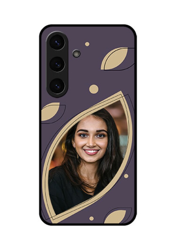 Galaxy S25 5G Custom Glass Phone CaseFalling Leaf Design