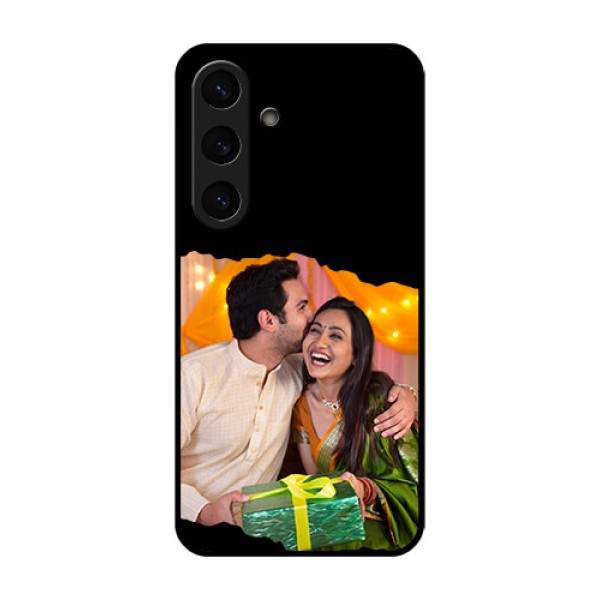 Galaxy S25 5G Custom Glass Phone CaseTear - Off Design
