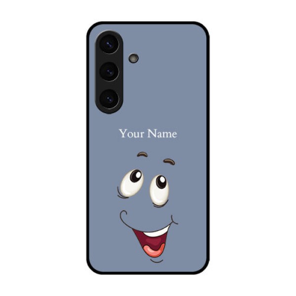 Galaxy S25 5G Custom Glass Phone CaseLaughing Cartoon Face Design Galaxy S25 5G Custom Glass Phone CaseLaughing Cartoon Face Design