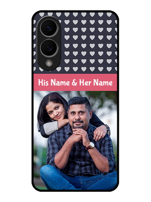 Custom Samsung Galaxy S25 Edge 5G Custom Glass Phone Case - Love Symbols Design