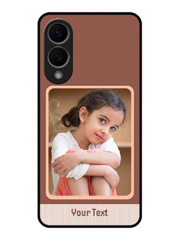 Custom Samsung Galaxy S25 Edge 5G Custom Glass Phone Case - Simple Pic Upload Design