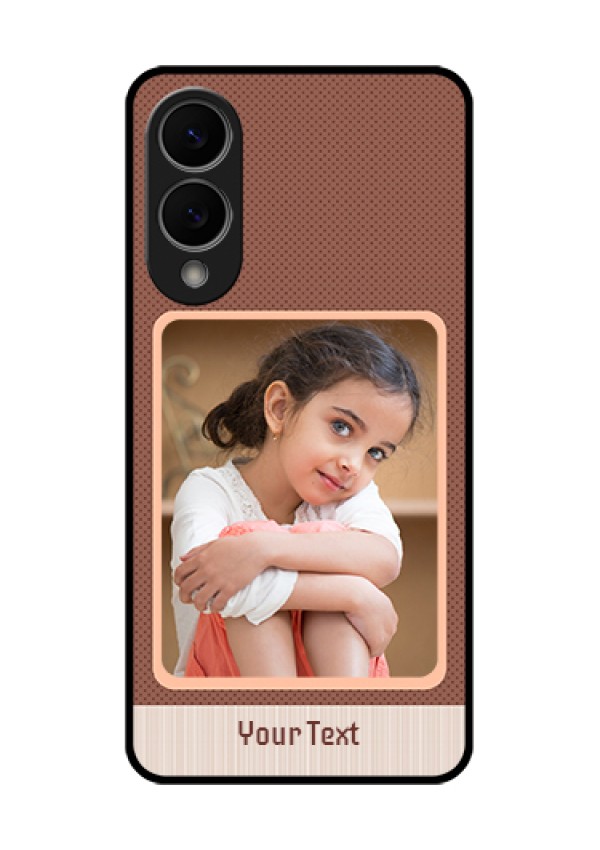 Samsung Galaxy S25 Edge 5G Custom Glass Phone Case - Simple Pic Upload Design