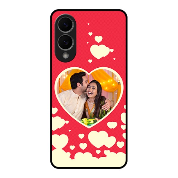Samsung Galaxy S25 Edge 5G Custom Glass Phone Case - Love Symbols Phone Cover Design Samsung Galaxy S25 Edge 5G Custom Glass Phone Case - Love Symbols Phone Cover Design