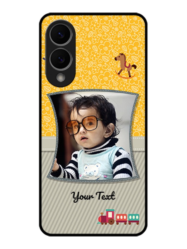 Custom Samsung Galaxy S25 Edge 5G Custom Glass Phone Case - Baby Picture Upload Design