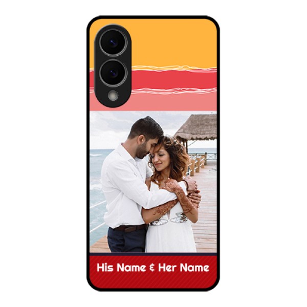 Samsung Galaxy S25 Edge 5G Custom Glass Phone Case - Colorful Case Design Samsung Galaxy S25 Edge 5G Custom Glass Phone Case - Colorful Case Design