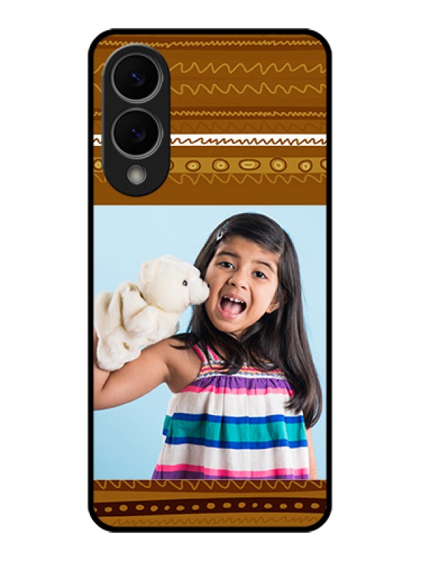 Custom Samsung Galaxy S25 Edge 5G Custom Glass Phone Case - Friends Picture Upload Design