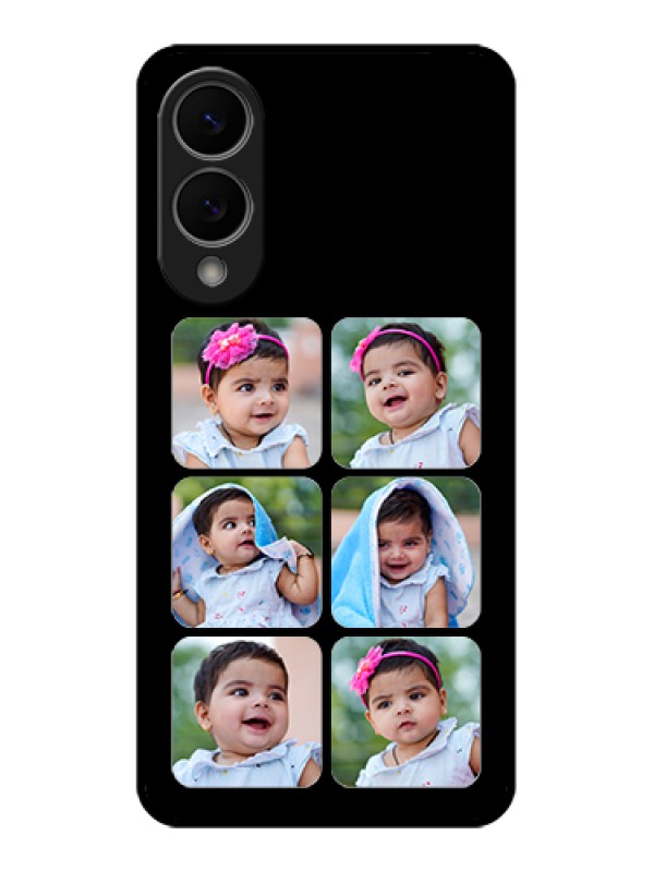 Custom Samsung Galaxy S25 Edge 5G Custom Glass Phone Case - Multiple Pictures Design
