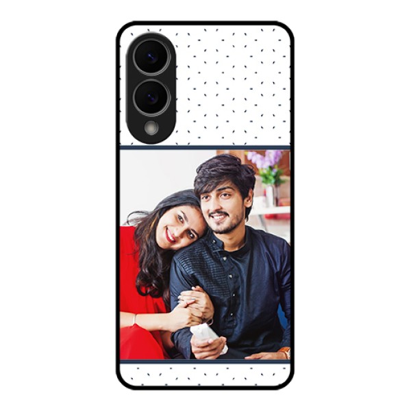 Samsung Galaxy S25 Edge 5G Custom Glass Phone Case - Premium Dot Design