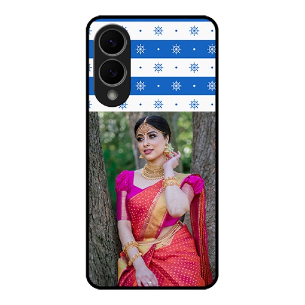 Samsung Galaxy S25 Edge 5G Custom Glass Phone Case - Snow Pattern Design