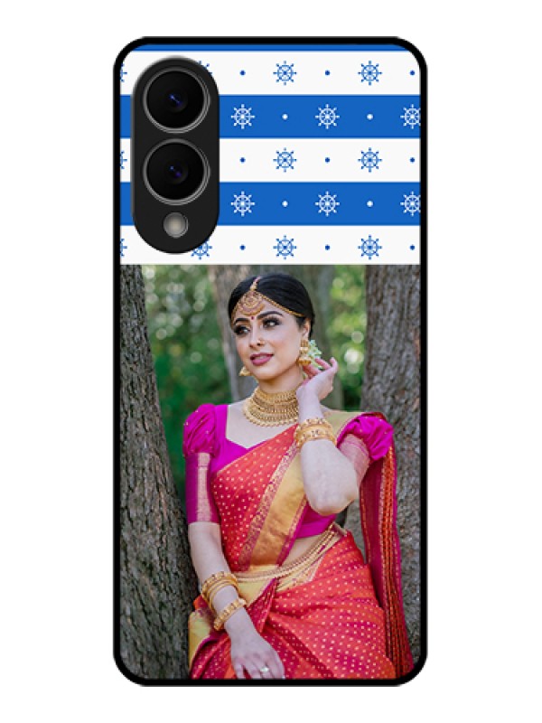 Custom Samsung Galaxy S25 Edge 5G Custom Glass Phone Case - Snow Pattern Design