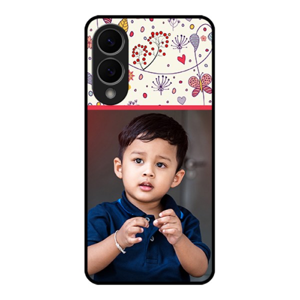 Samsung Galaxy S25 Edge 5G Custom Glass Phone Case - Premium Floral Design