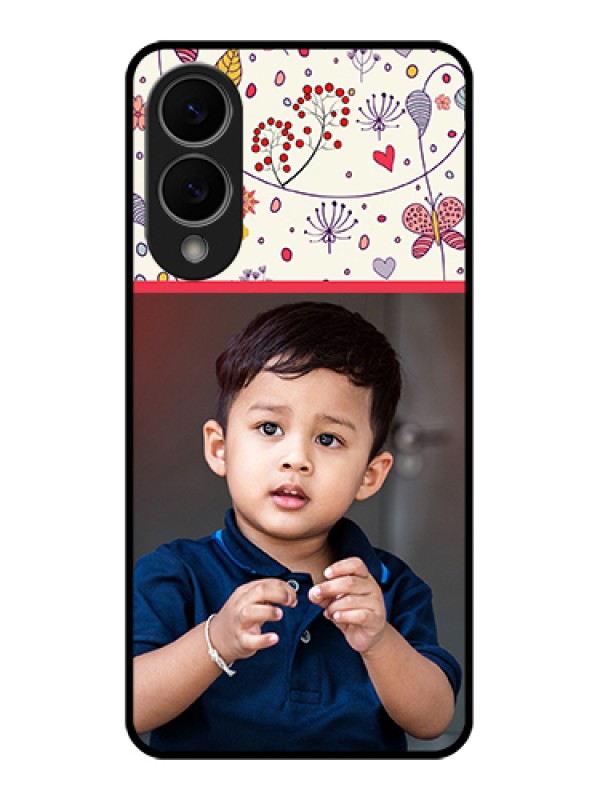 Custom Samsung Galaxy S25 Edge 5G Custom Glass Phone Case - Premium Floral Design