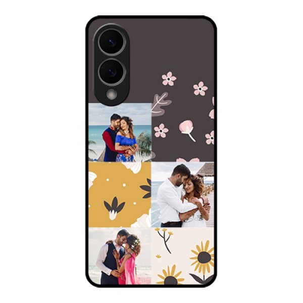 Samsung Galaxy S25 Edge 5G Custom Glass Phone Case - 3 Images With Floral Design Samsung Galaxy S25 Edge 5G Custom Glass Phone Case - 3 Images With Floral Design