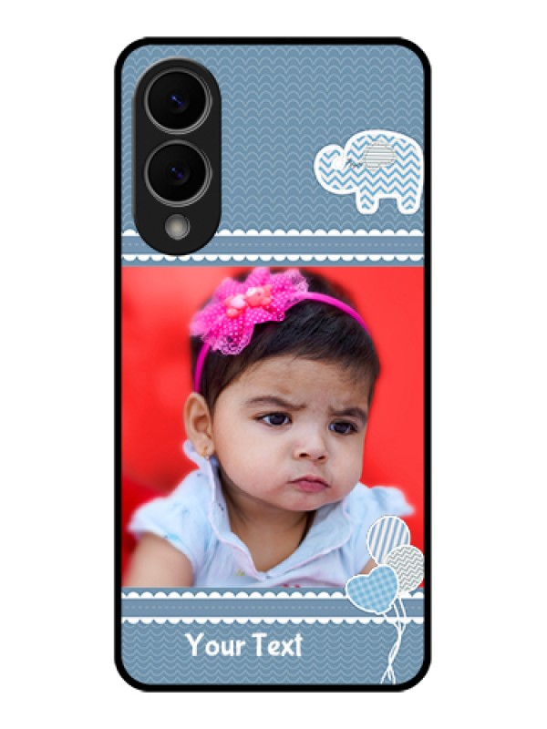 Custom Samsung Galaxy S25 Edge 5G Custom Glass Phone Case - With Kids Pattern Design