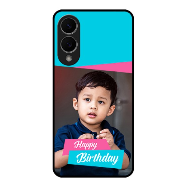 Samsung Galaxy S25 Edge 5G Custom Glass Phone Case - Image Holder With 2 Color Design Samsung Galaxy S25 Edge 5G Custom Glass Phone Case - Image Holder With 2 Color Design