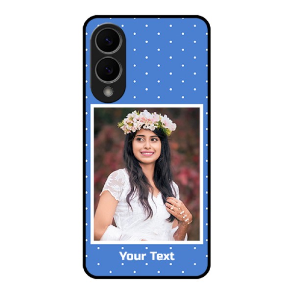 Samsung Galaxy S25 Edge 5G Custom Glass Phone Case - Polka Dots Design