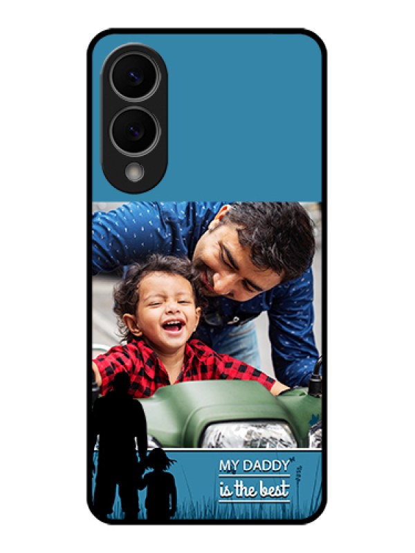 Custom Samsung Galaxy S25 Edge 5G Custom Glass Phone Case - Best Dad Design