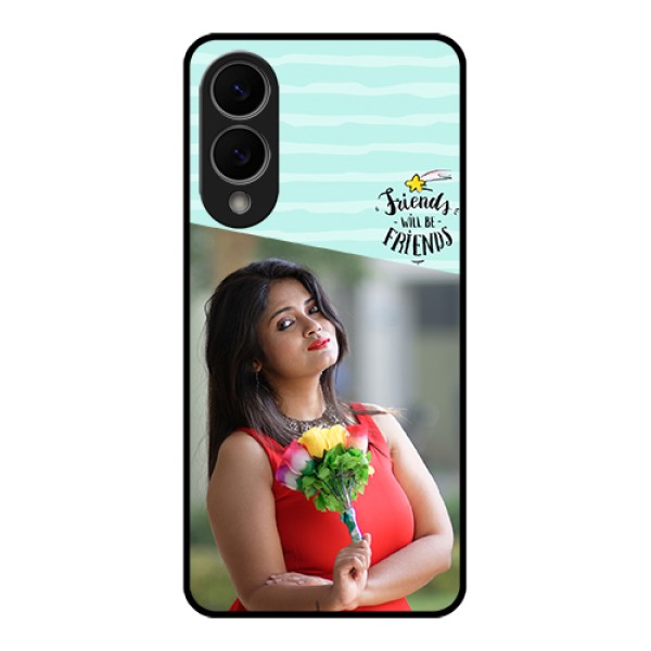 Samsung Galaxy S25 Edge 5G Custom Glass Phone Case - Friends Picture Icon Design Samsung Galaxy S25 Edge 5G Custom Glass Phone Case - Friends Picture Icon Design
