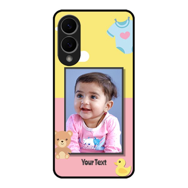 Samsung Galaxy S25 Edge 5G Custom Glass Phone Case - Kids 2 Color Design Samsung Galaxy S25 Edge 5G Custom Glass Phone Case - Kids 2 Color Design