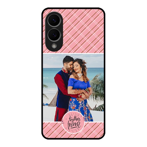 Samsung Galaxy S25 Edge 5G Custom Glass Phone Case - Together Forever Design Samsung Galaxy S25 Edge 5G Custom Glass Phone Case - Together Forever Design