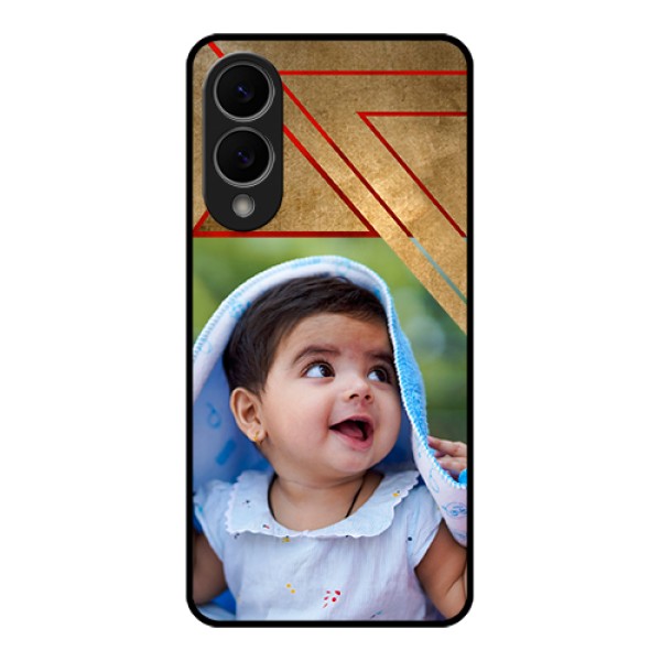 Samsung Galaxy S25 Edge 5G Custom Glass Phone Case - Gradient Abstract Texture Design Samsung Galaxy S25 Edge 5G Custom Glass Phone Case - Gradient Abstract Texture Design