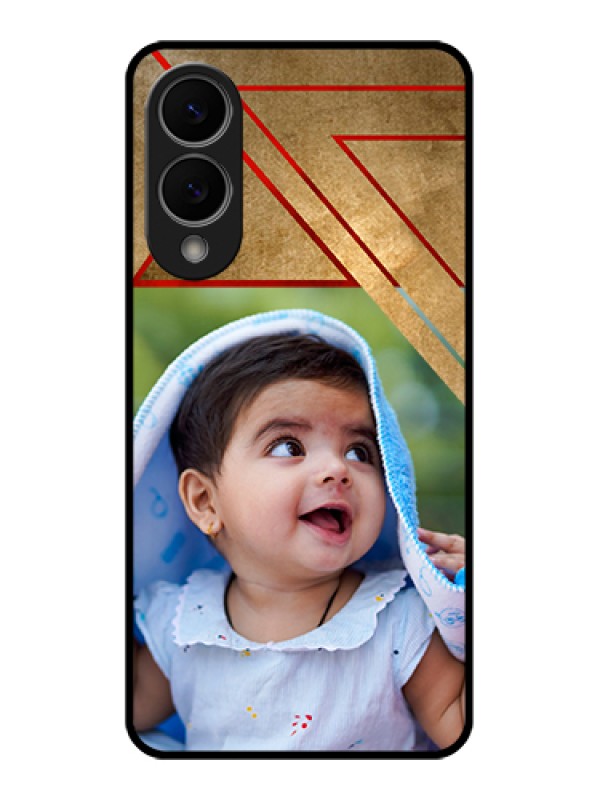 Custom Samsung Galaxy S25 Edge 5G Custom Glass Phone Case - Gradient Abstract Texture Design