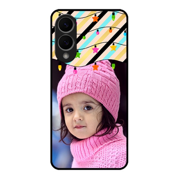 Samsung Galaxy S25 Edge 5G Custom Glass Phone Case - Lights Hanging Design