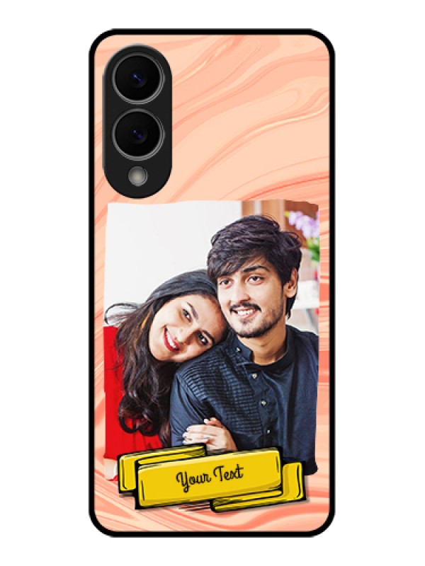 Custom Samsung Galaxy S25 Edge 5G Custom Glass Phone Case - Marble Texture Design